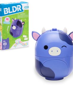 Squishmallows Ingred the Purple Cow Buildable Figure