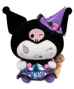 Hello Kitty and Friends 8-Inch Kuromi Halloween Plush Wearing a Witch Costume