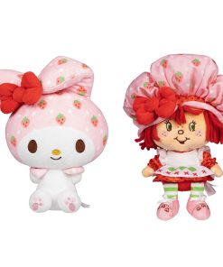 Hello Kitty and Friends 8-Inch Strawberry Shortcake x My Melody Plush 2-Pack