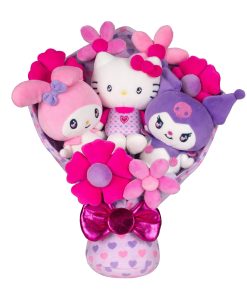 Hello Kitty and Friends  12-Inch Plush Special Valentine??s Bouquet