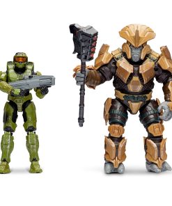 Halo Two Figure Pack - Master Chief vs. Brute Chieftain