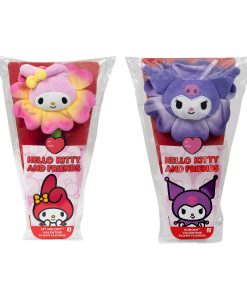 Hello Kitty and Friends 14-Inch Plush Flower 2-Pack - My Melody & Kuromi