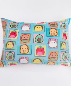 ??Total Foodies?? Teal SquishPillow Pillowcase (Standard)
