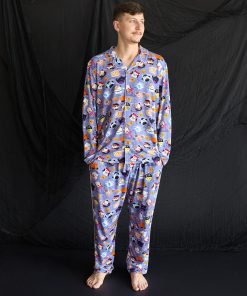 Squishmallows Halloween Men's Luxe Pajama Pant Set