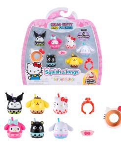 Squish-a-longs Hello Kitty and Friends Boba 6-Pack