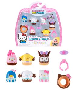 Squish-a-longs Hello Kitty and Friends Ice Cream 6-Pack