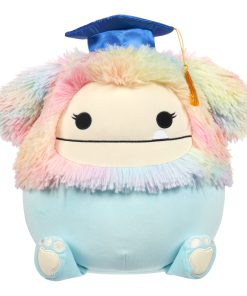 12-Inch Zozo the Teal Bigfoot in Graduation Cap