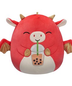 12-Inch Baiden the Red Dragon with Boba Drink
