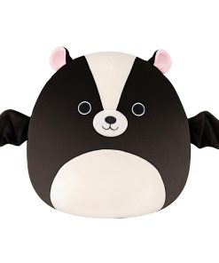 12-Inch Skyler the Black and White Skunk Bat