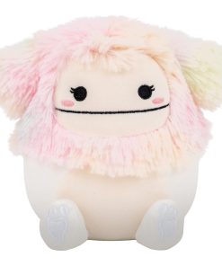 5-Inch Zaylee the White Bigfoot with Rainbow Mane - 5"