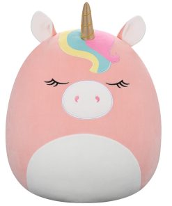 Ilene the Pink Unicorn With Rainbow Mane