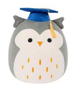 12-Inch Hoot the Grey Owl in Graduation Cap