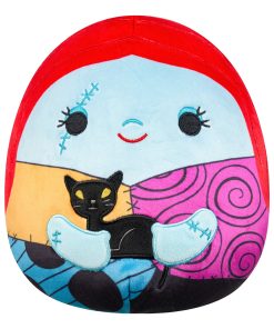 Squishmallows Original Disney 8-Inch Sally Holding Black Cat