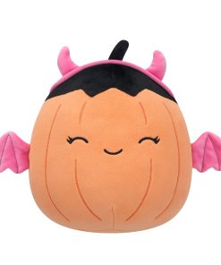 8-Inch Margie the Pastel Orange Pumpkin in Pink Devil Costume