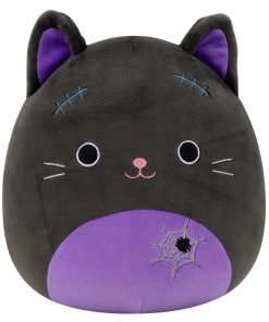 Autumn the Black Cat with Purple Belly