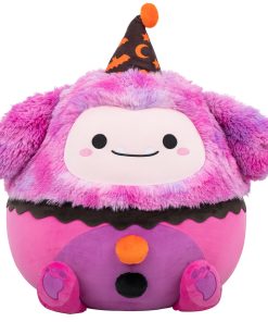 20-Inch Woxie the Magenta Bigfoot in Clown Costume
