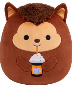 12-Inch Wade the Brown Werewolf Holding Purple Frappe