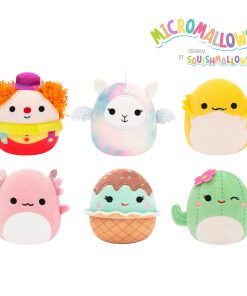 Micromallows 6-Pack ?C Archie Axolotl, Bimbi Clown, Lucy-May Llamapegacorn, Maritza Cactus, Maya Sundae, Rodry Bearded Dragon