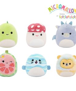 Micromallows 6-Pack ?C Danny Dinosaur, Dane Dragon, Malcolm Mushroom, Lena Guava Fruit, Leonard Lion, Noah Seal