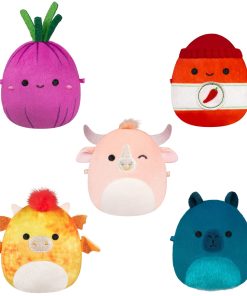 Micromallows 5-Pack - Howland Bull, Dieric Dragon, Azizbek Onion, Cyril Capybara, Illia Sriracha