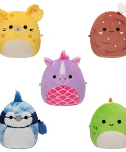 Micromallows 5-Pack - Seanster Stegosaurus, Quayn Hippocampus, Amelia Cheese Mouse, Missy Me Drumstick, Babs Blue Jay