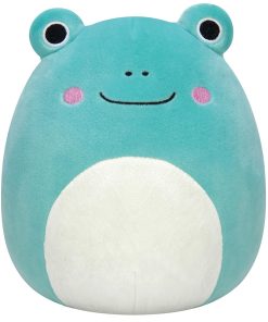 12-Inch Ludwig the Teal Frog with Mint Green Belly