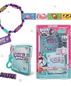 Sticki Rolls Sticki Book - Wearable & Shareable Sticker Bracelet + Collection Sticki Book